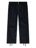 sacai plaid buckled trousers - Black
