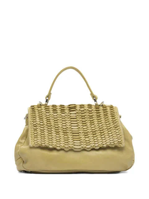 Reptile's House woven-leather tote bag