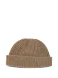 NN07 Sailor ribbed wool beanie - Brown