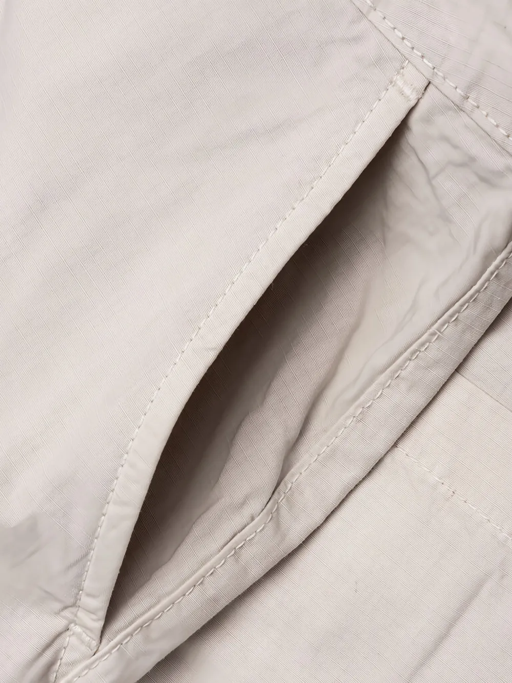 Represent linen cargo shorts Beige