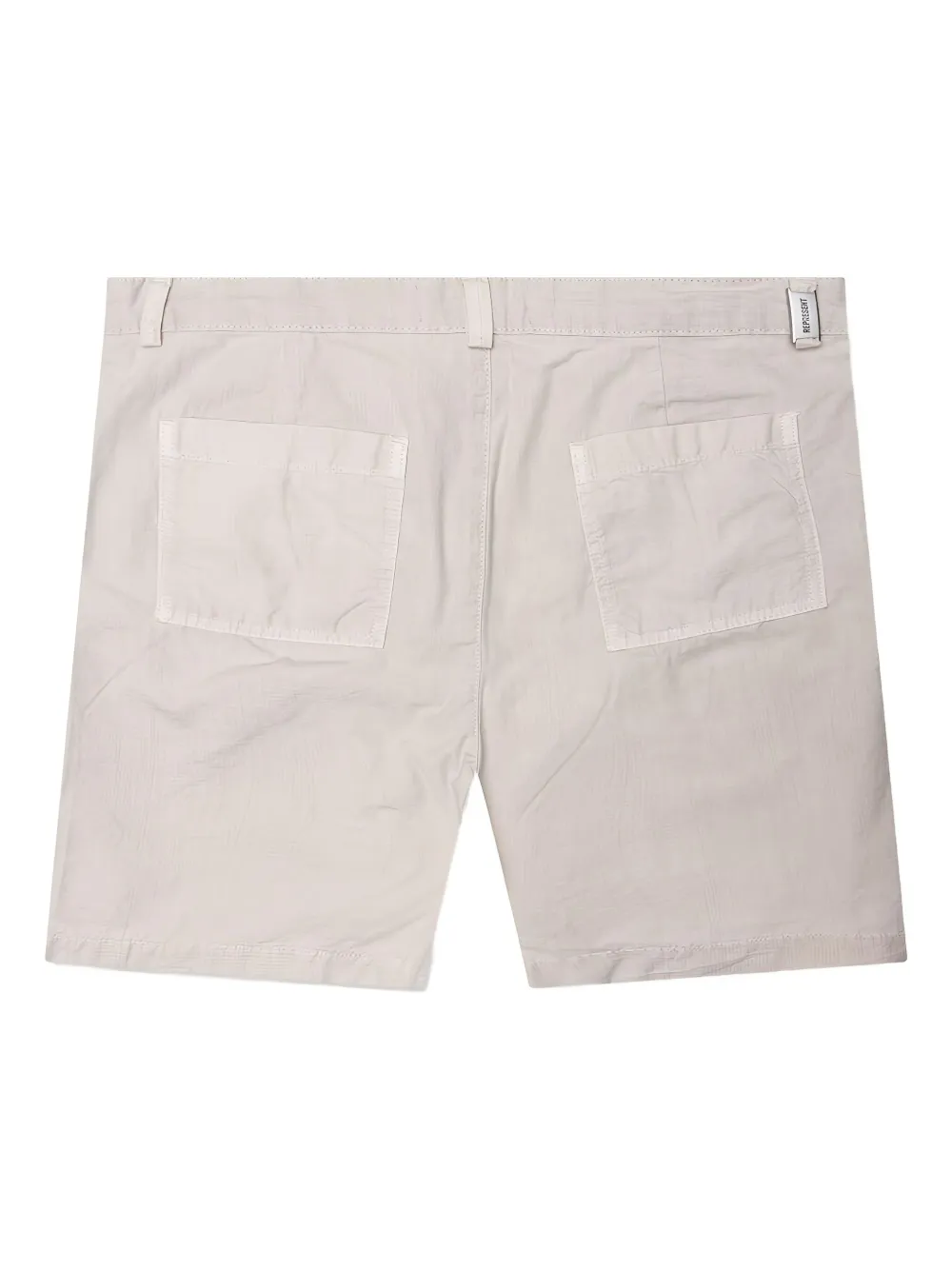 Represent linen cargo shorts Beige