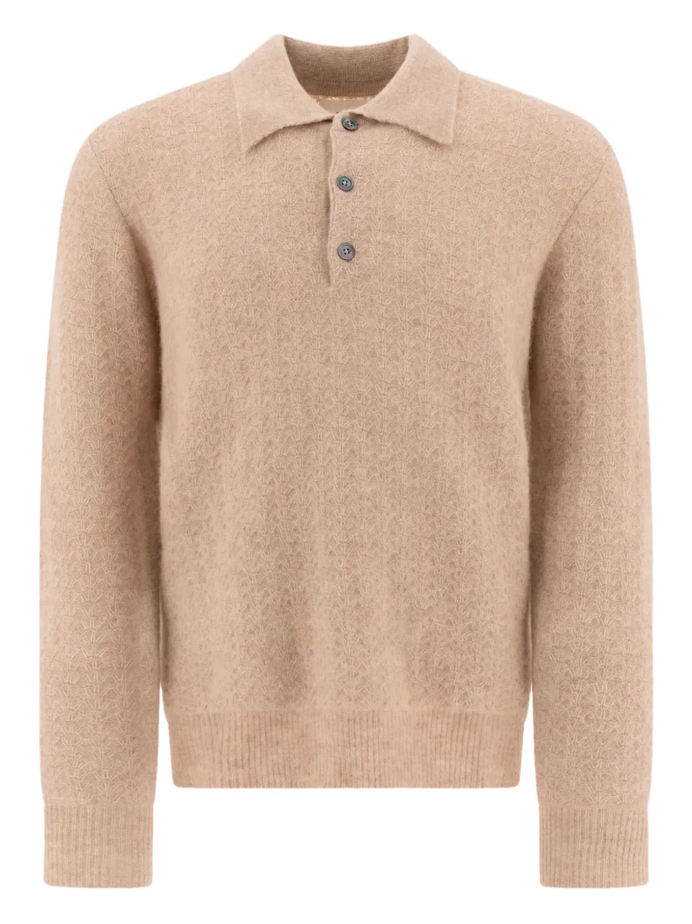 Alfie ribbed-trim polo shirt