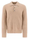 NN07 Alfie ribbed-trim polo shirt - Neutrals