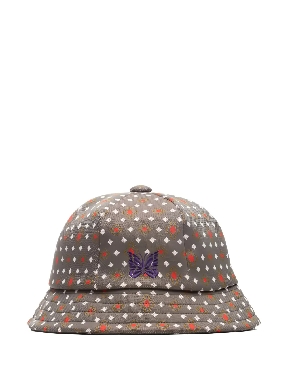 Needles jacquard butterfly bucket hat - ブラウン Needles jacquard butterfly bucket hat - ブラウン