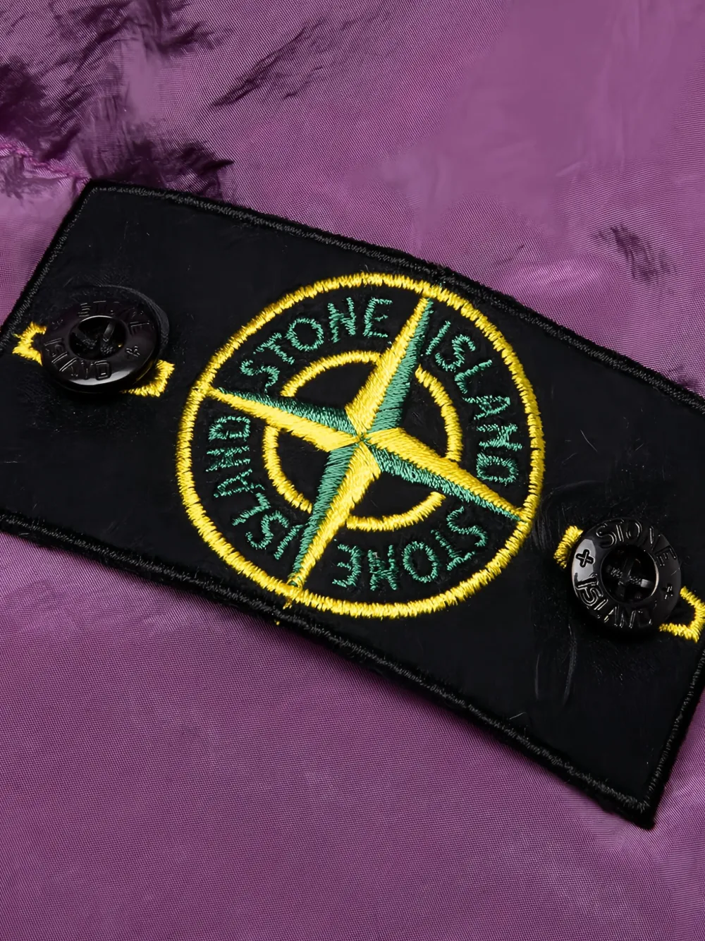 Stone Island hooded down jacket Paars