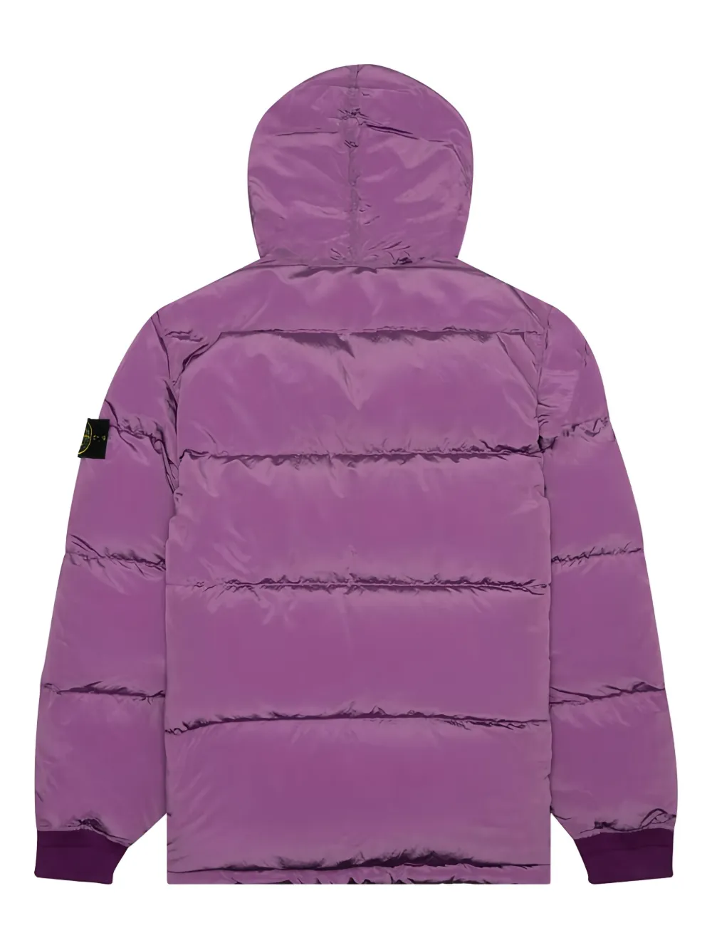 Stone Island hooded down jacket Paars