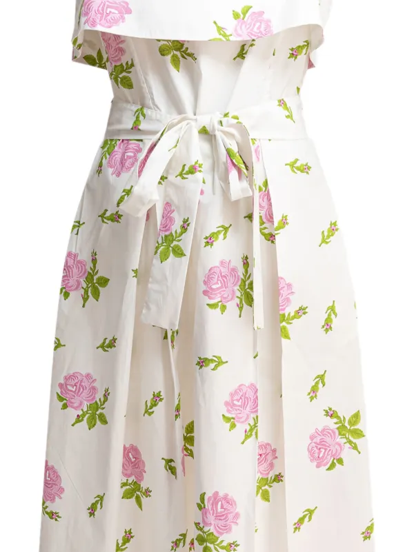 knee length dresses for ladies Tallulah Floral Print Dress Pink, Small / Floral Pink main image 0