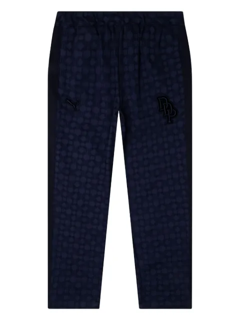 PUMA  x Dapper Dan monogram-patterned drawstring trousers