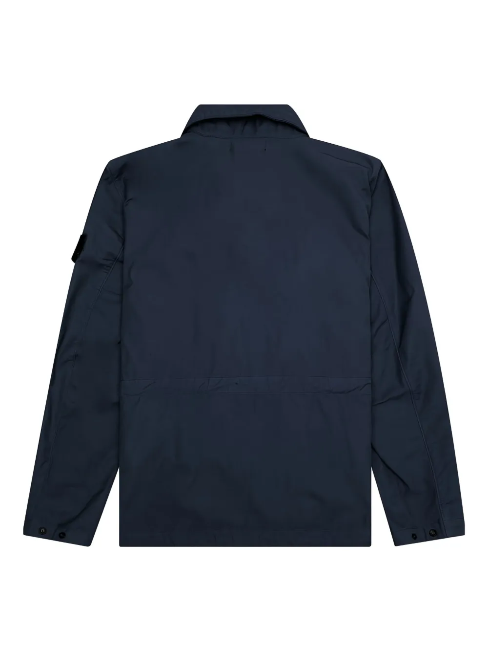Stone Island patch-pocket field jacket Blauw