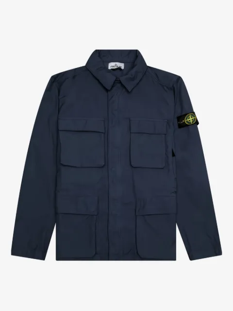 Stone Island patch-pocket field jacket