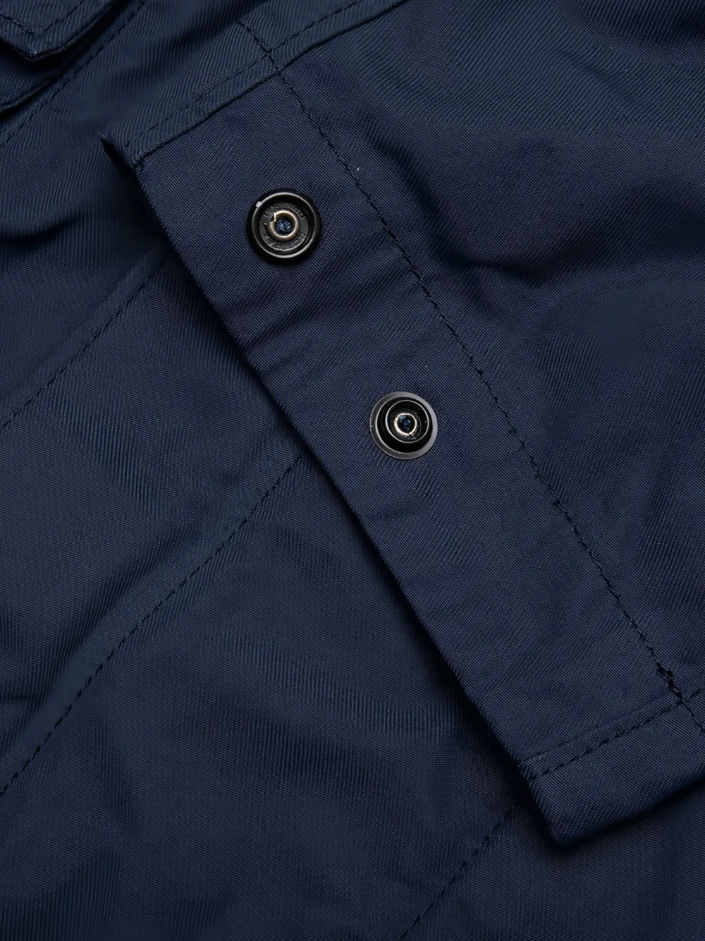 Stone Island patch-pocket field jacket Blauw