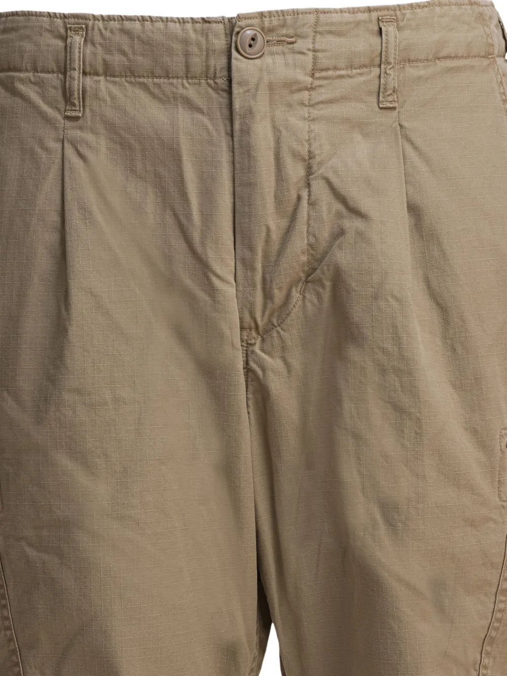 nonnative Cargo roek met geplooide voorkant Beige