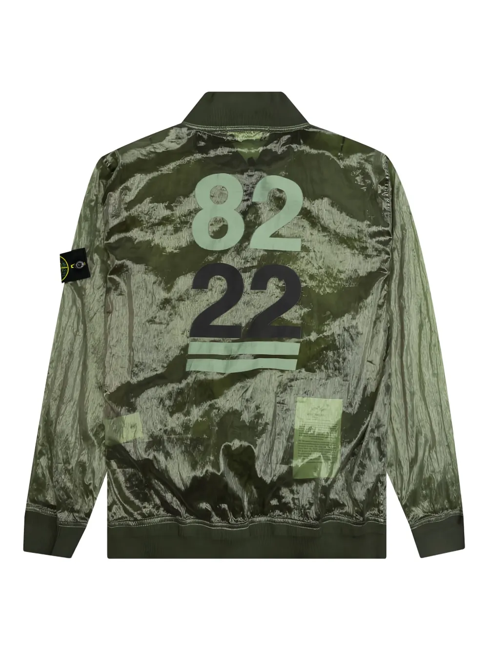 Stone Island Bomberjack met Compass-logopatch Groen