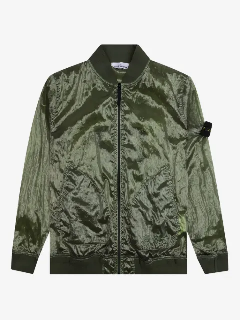 Stone Island chamarra bomber con motivo Compass