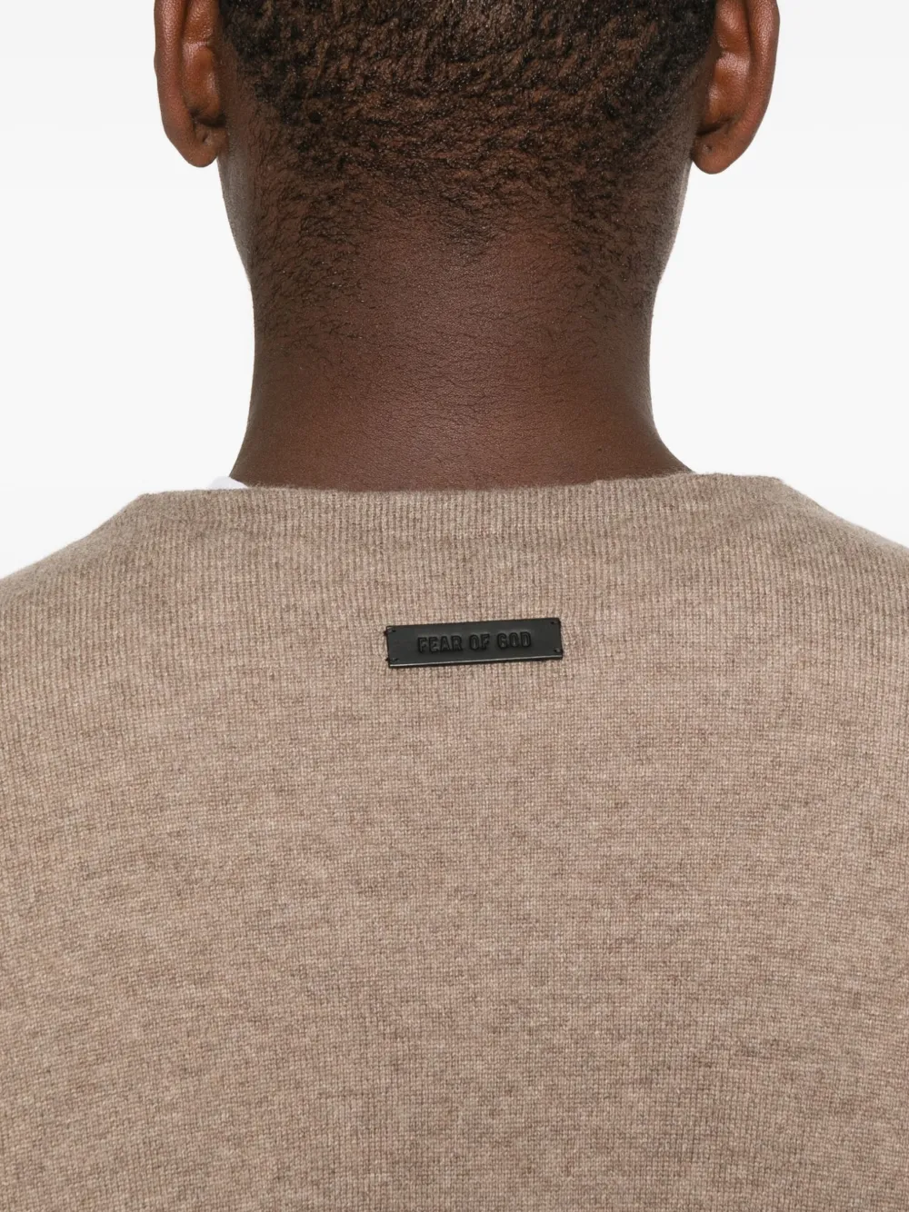 Fear Of God Long-sleeved Crew-neck Sweater In Brown