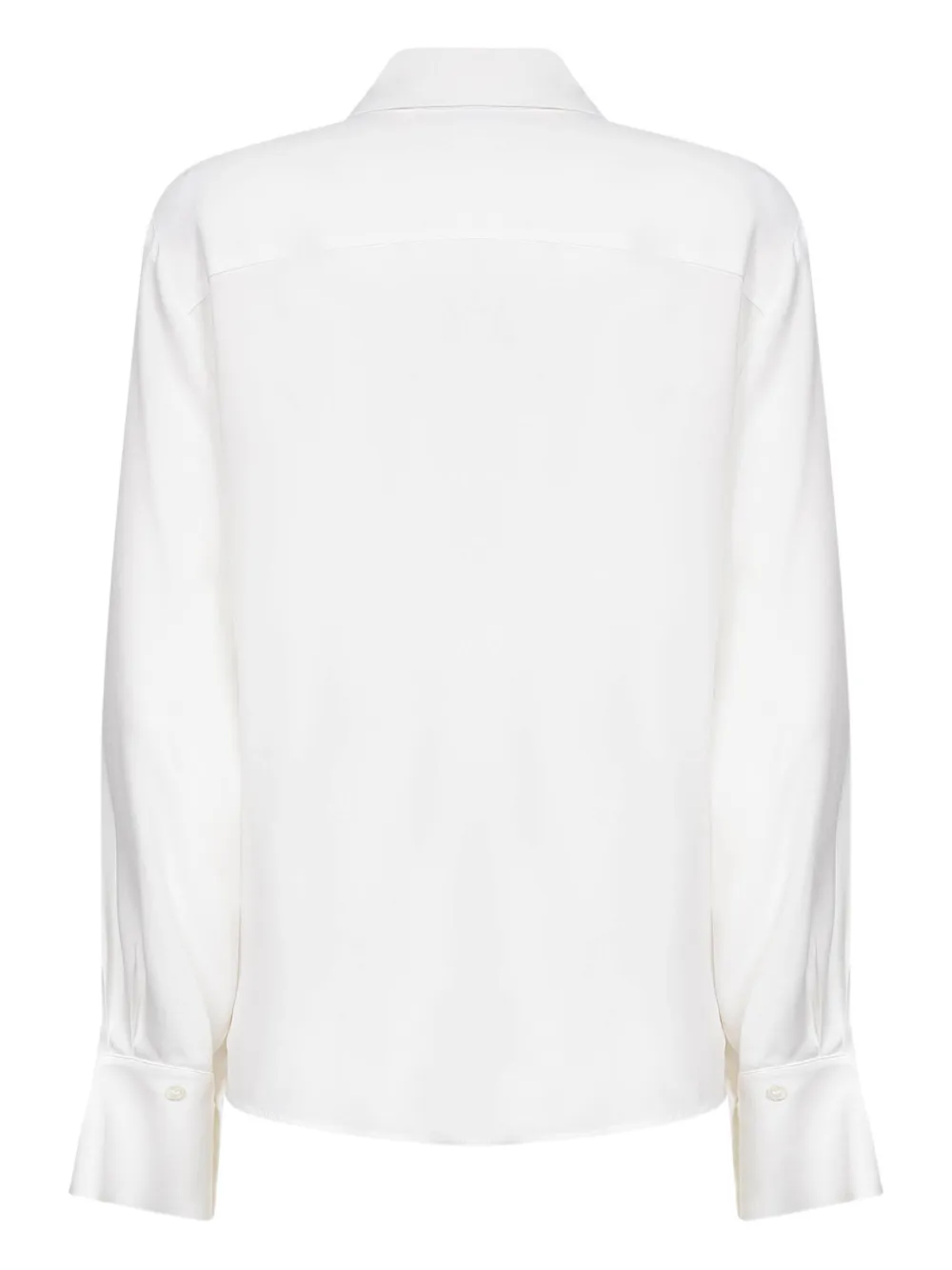 Blanca Vita point-collar long-sleeve shirt Wit
