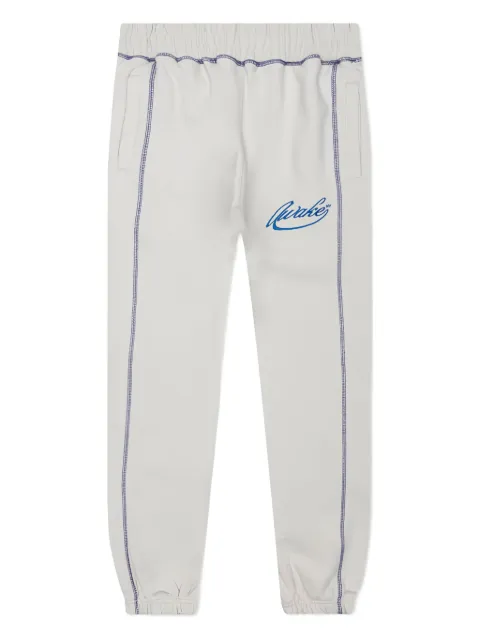 Awake NY contrast-stitch track pants