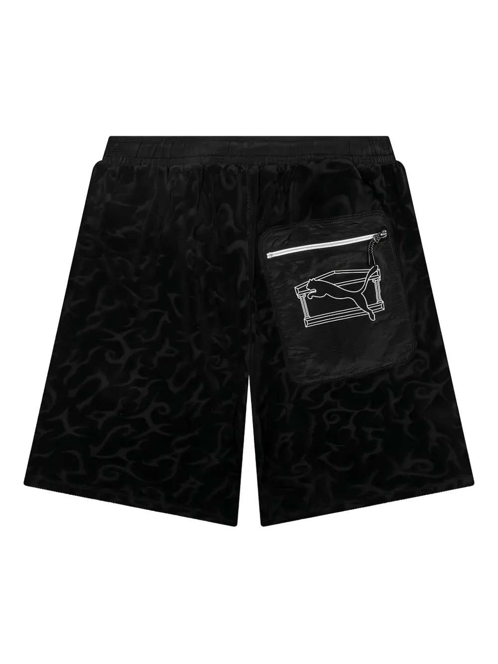 PUMA x Aries shorts met logodetail Zwart
