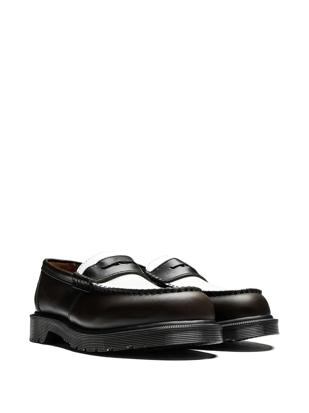 Dr. Martens Penton tweekleurige loafers - Zwart
