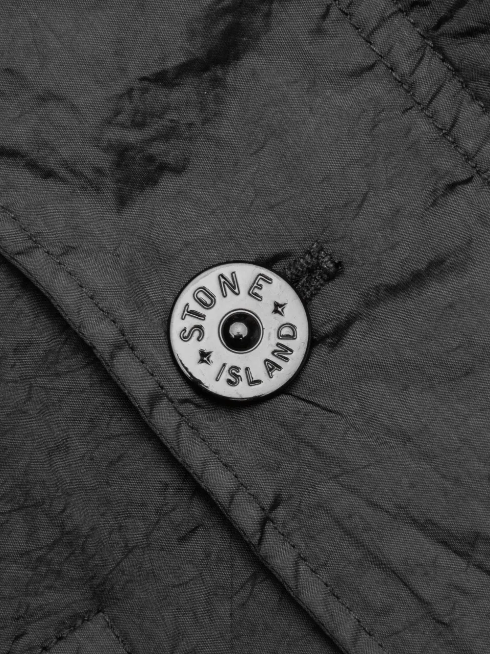 Stone Island Jack met Compass-logopatch Zwart