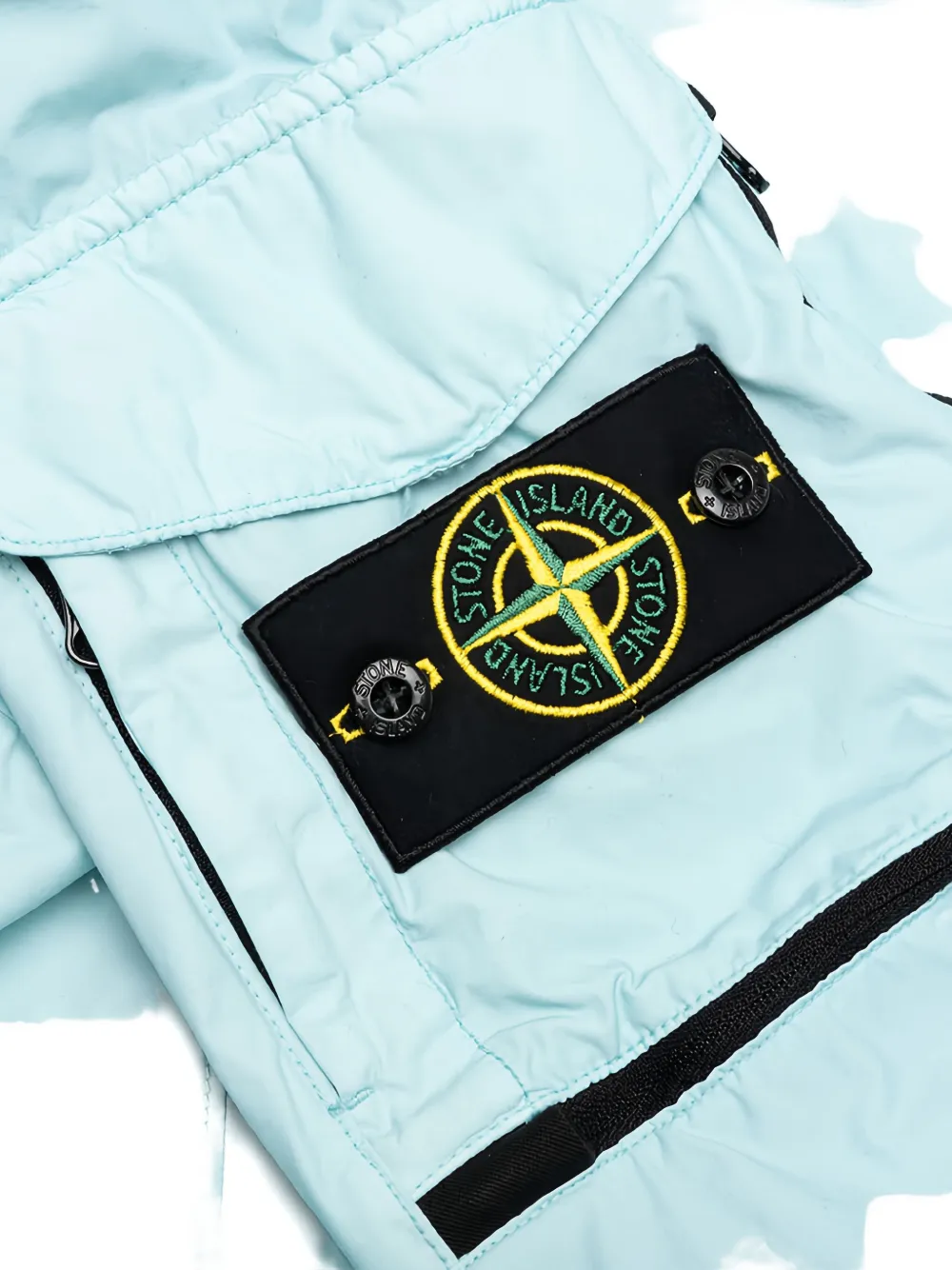 Stone Island Jack met Compass-logopatch Zwart