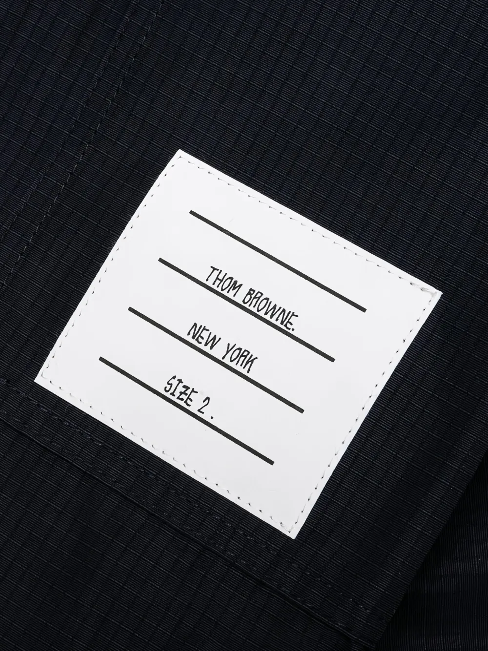 Thom Browne Ripstop shorts met ritszak Blauw