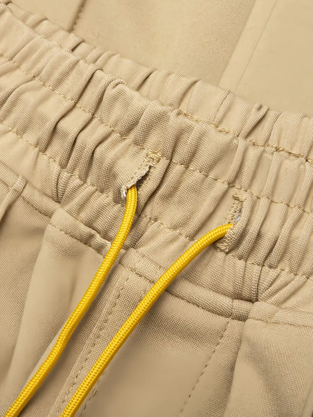 RHUDE Trainingsbroek met zijstreep en elastische taille Beige