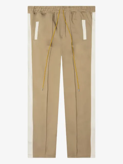 RHUDE pants con pretina elástica y rayas laterales