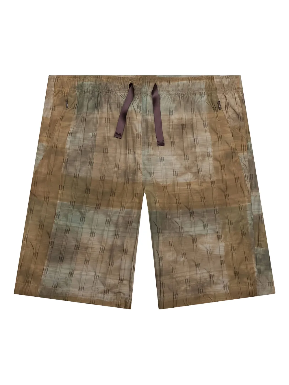 Needles W.U. shorts met print Bruin