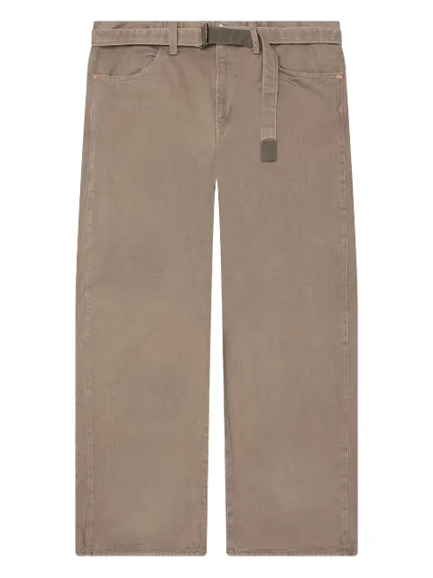 sacai belted trousers