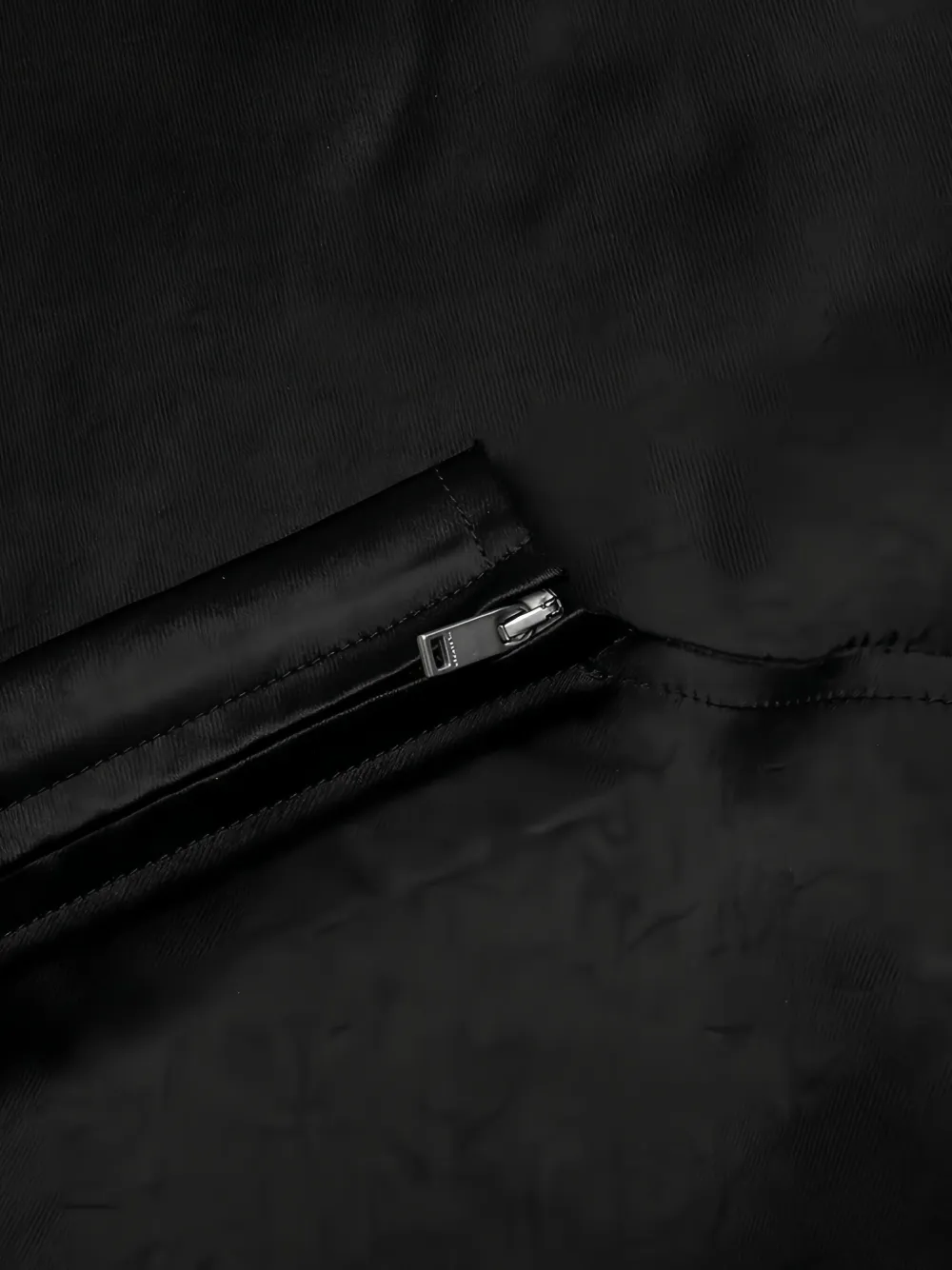 Jil Sander T-shirt met rits Zwart