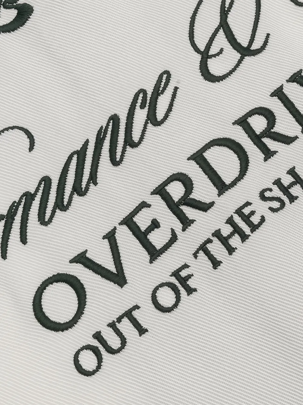 Represent Overhemd met borduurwerk Wit