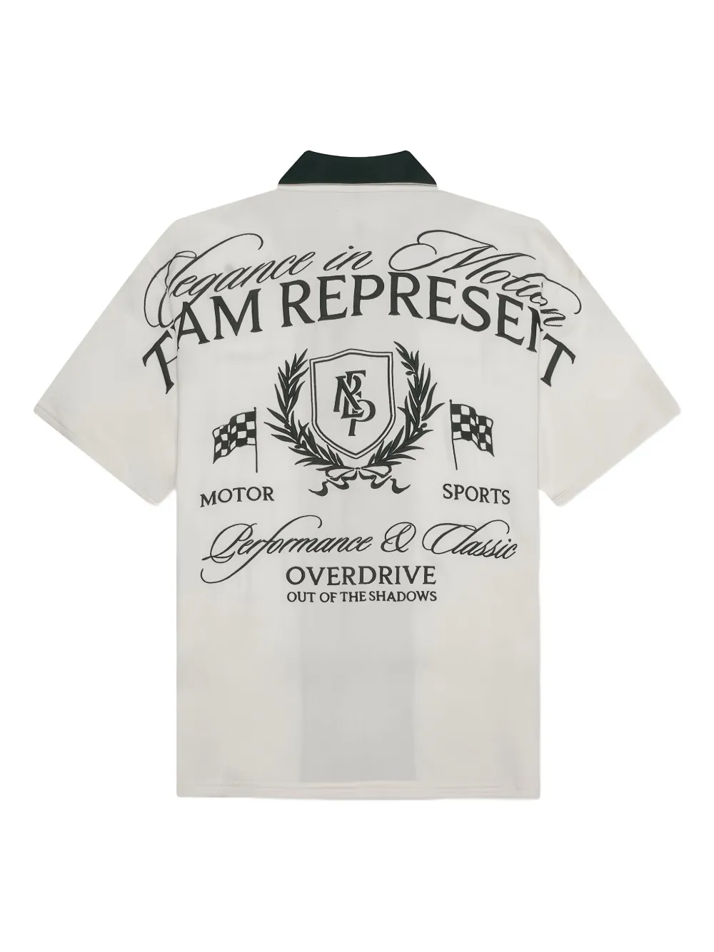 Represent Overhemd met borduurwerk Wit