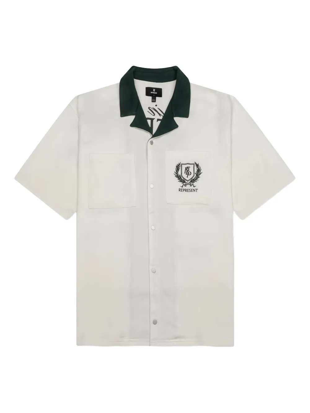 Represent embroidered shirt - ホワイト Represent embroidered shirt - ホワイト