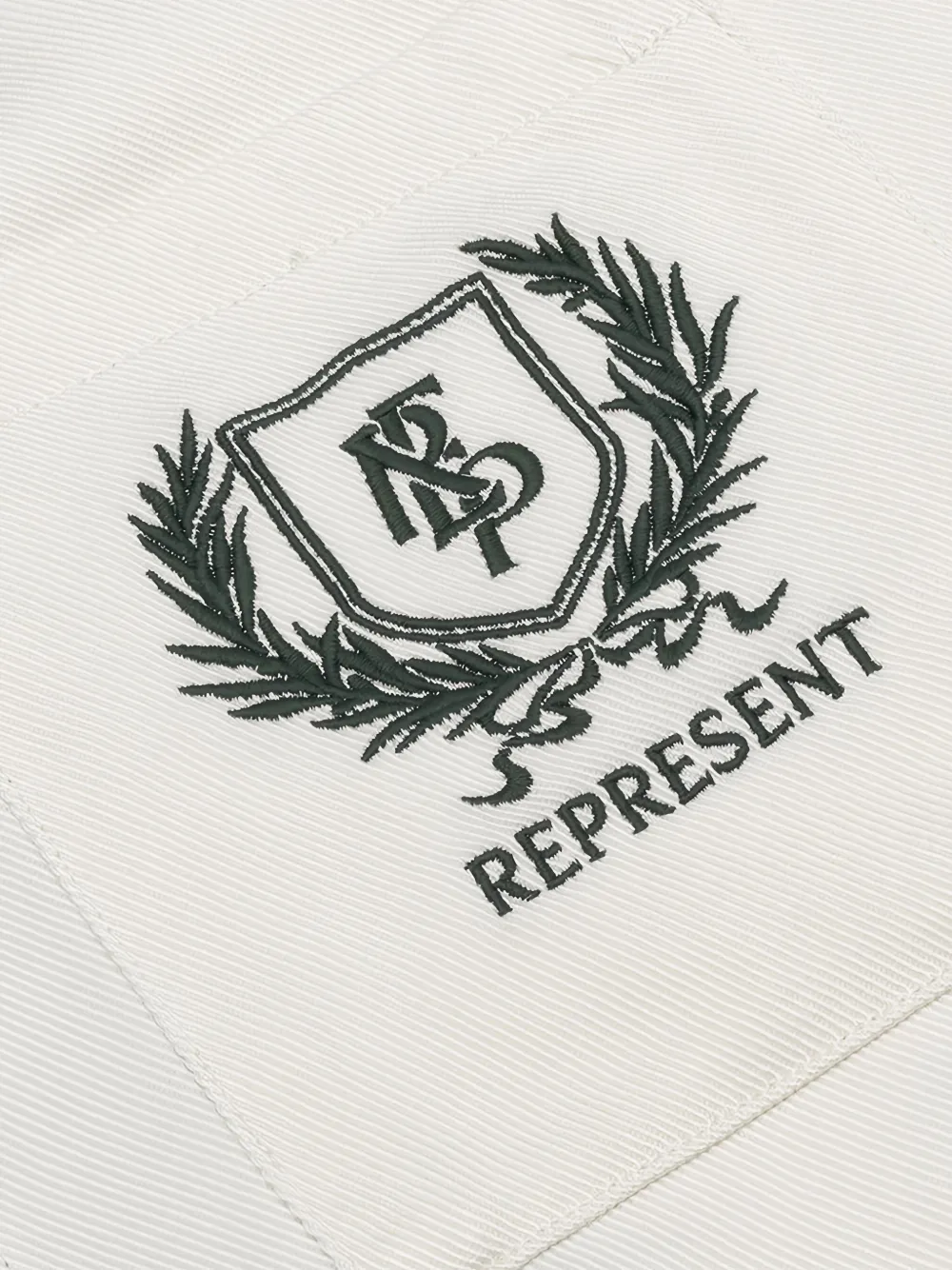 Represent Overhemd met borduurwerk Wit