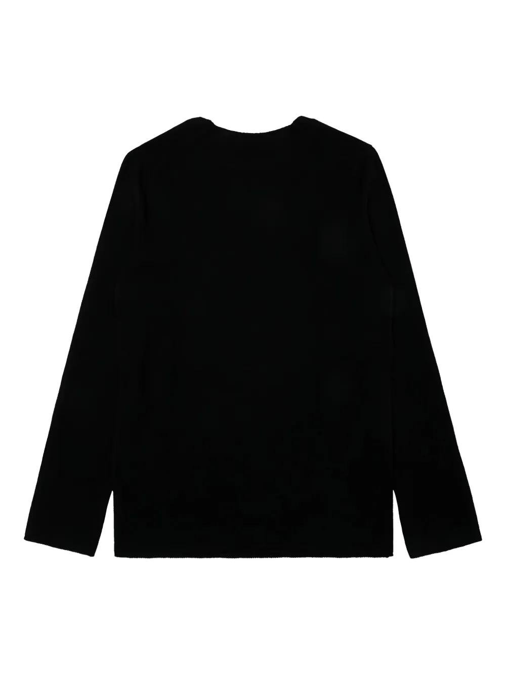 Comme Des Garçons Play Trui met ronde hals en hartpatch Zwart