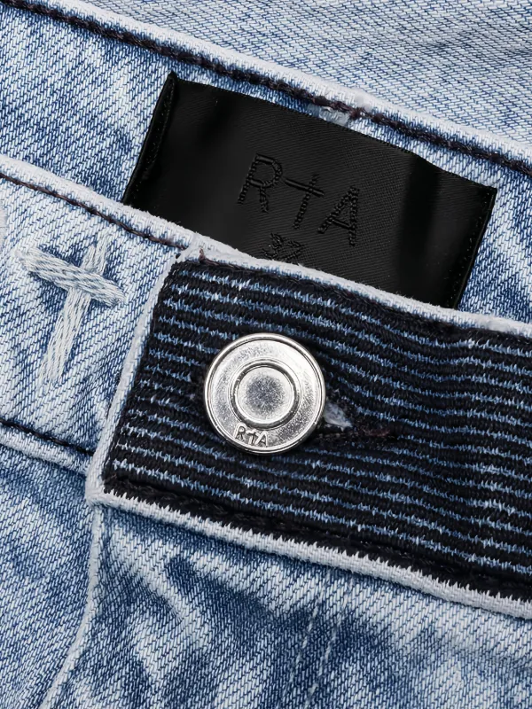 RTA Clayton ダメージ ジーンズ | ブルー | FARFETCH JP