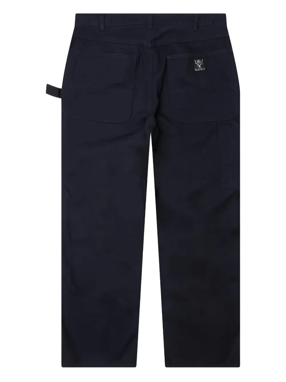SOUTH2 WEST8 Broek met logopatch - Blauw