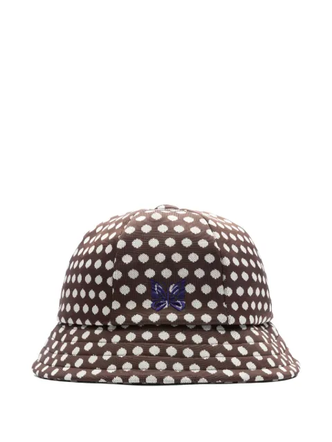 Needles polka-dot bucket hat