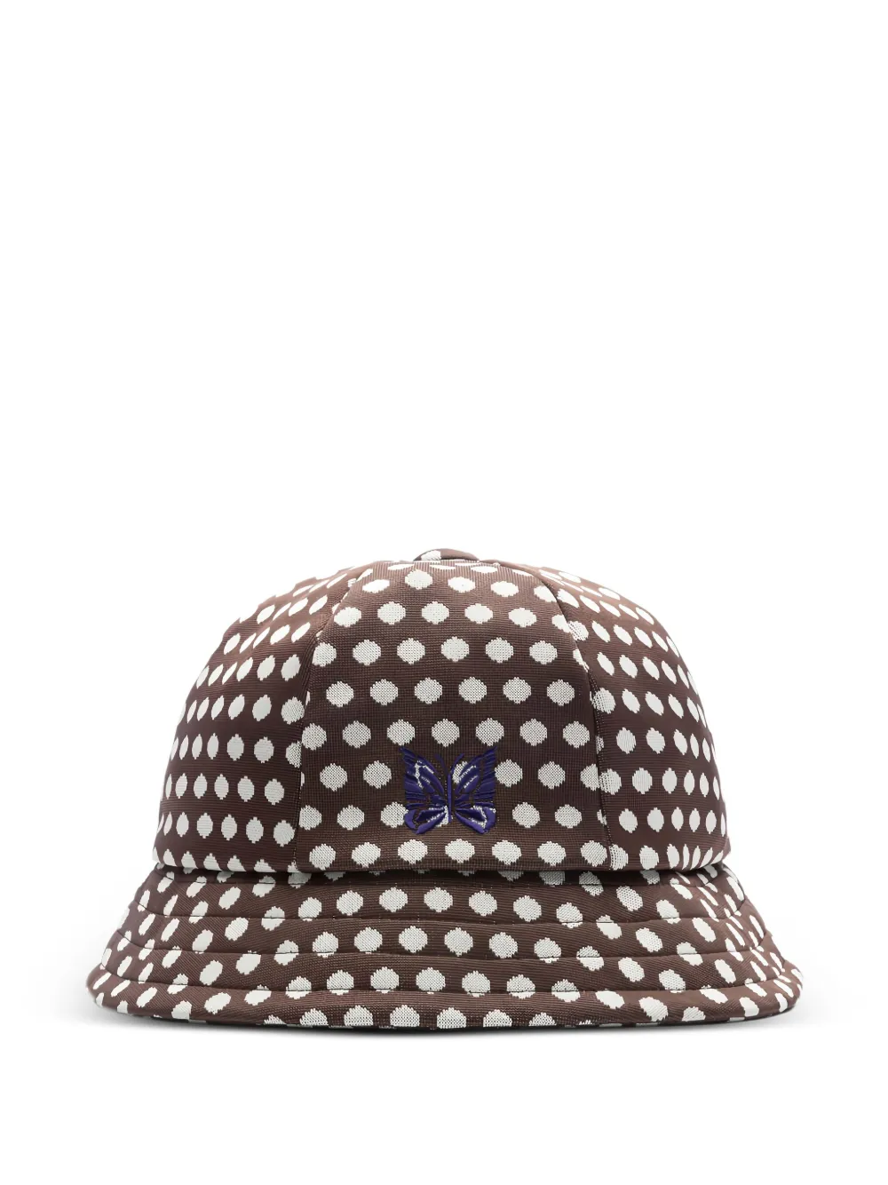 polka-dot bucket hat