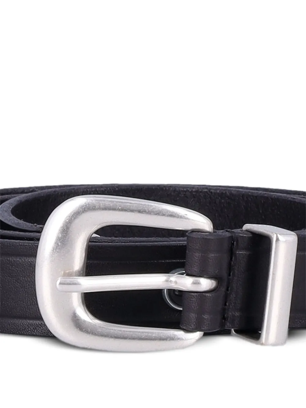 Fabrizio Mancini Norvegia embossed-buckle leather belt | Black | Image 1