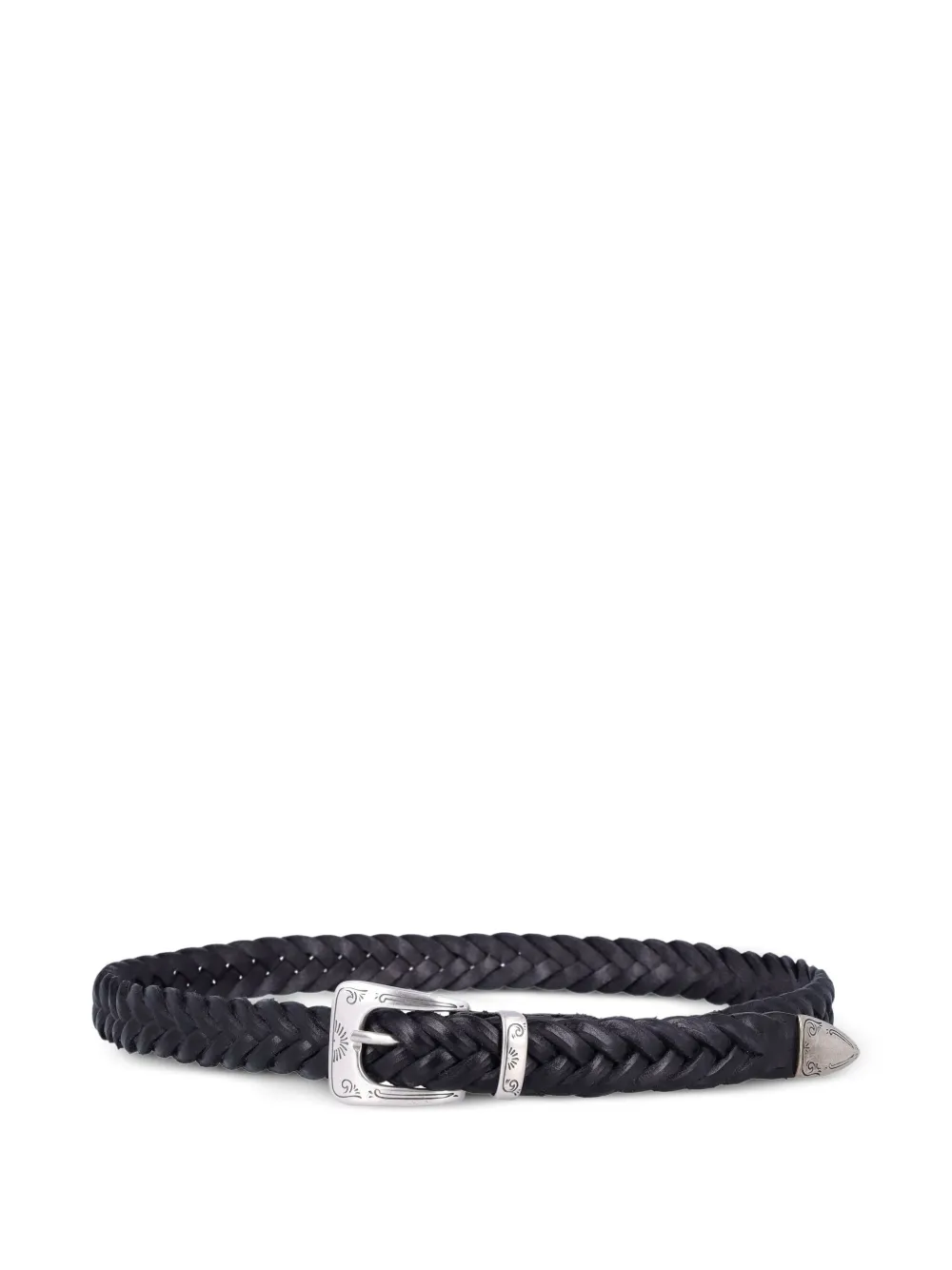 Fabrizio Mancini Norvegia braided leather belt | نساء | Image 2