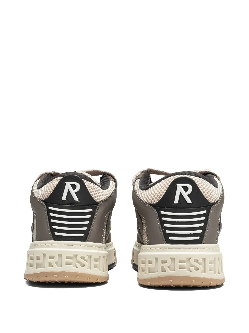 Represent Reptor 2 panelled sneakers Brown