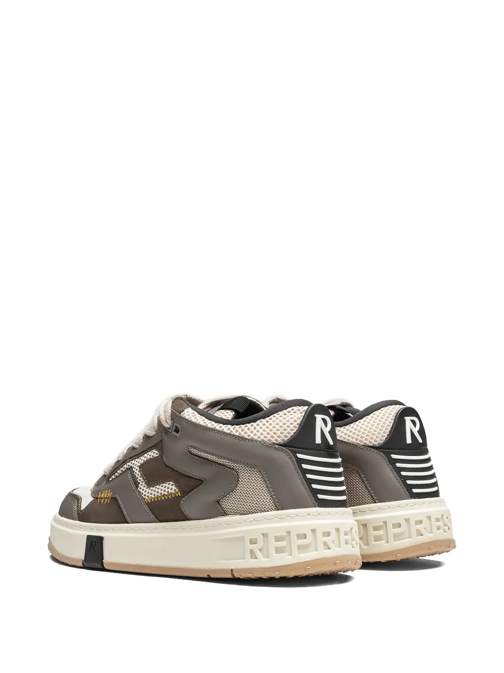 Represent Reptor 2 panelled sneakers Brown