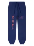 D-R-G-N Origins Bleached track pants - Blue