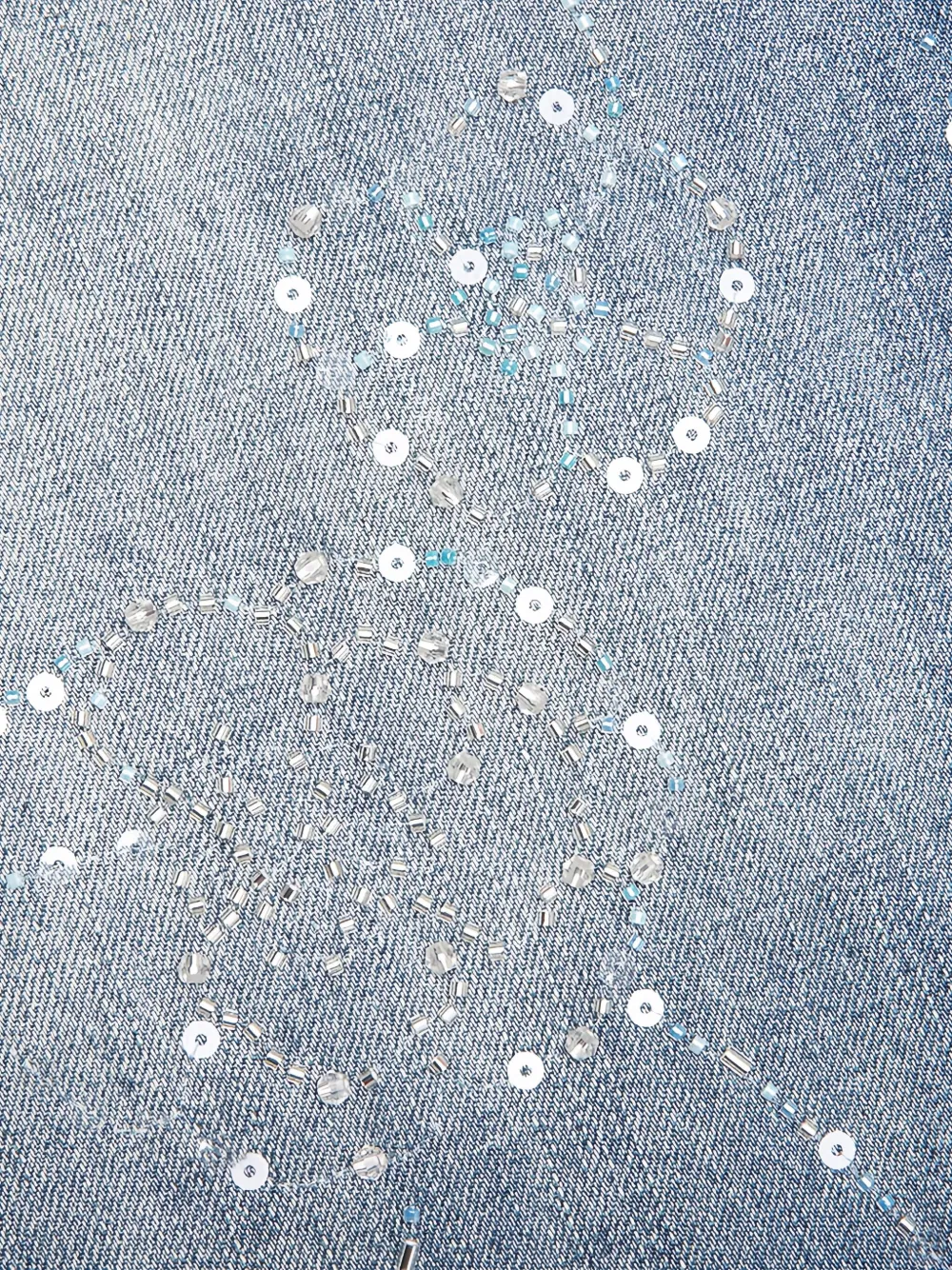 Nahmias Jeans met kralen Blauw