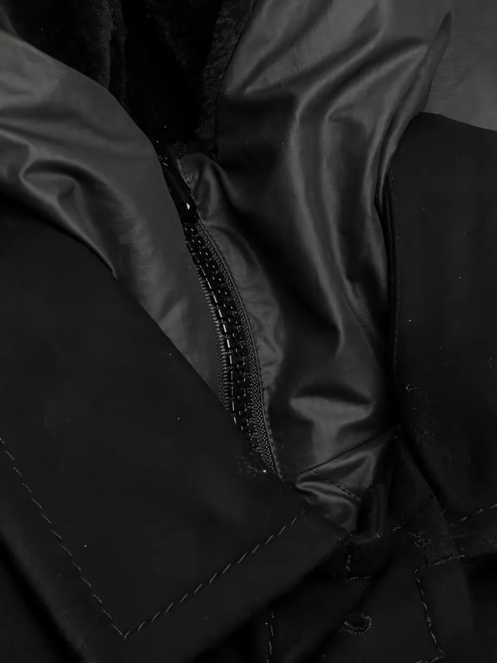 sacai Gewatteerd jack Zwart