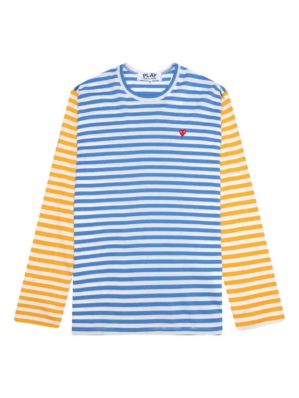 Comme Des Garçons Play striped T-shirt Blauw