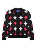 Awake NY patterned cardigan - Black