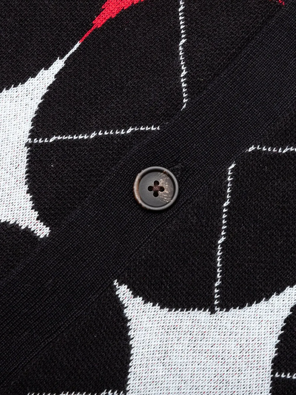 Awake NY Vest met patroon Zwart